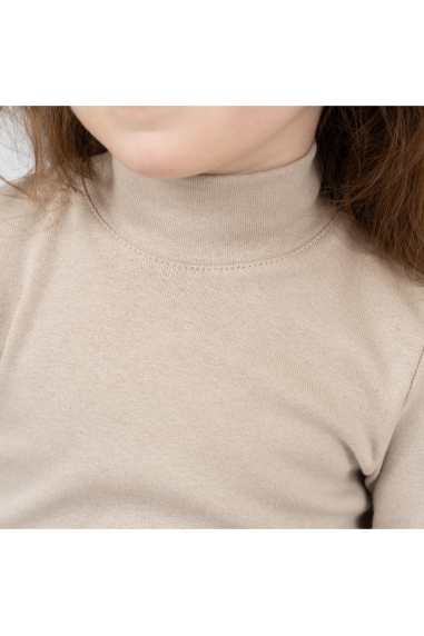 Гольф дитячий бежевий стретч - 1