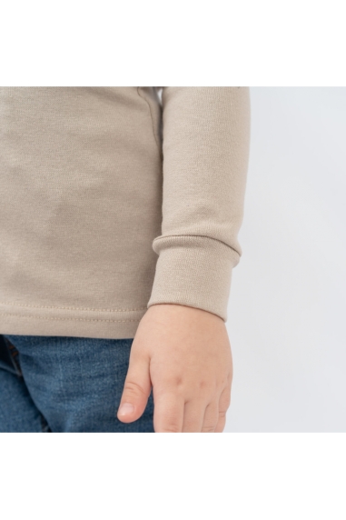 Гольф дитячий бежевий стретч - 2