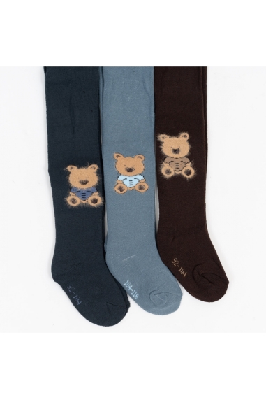 Колготки для хлопчика темно синій махра