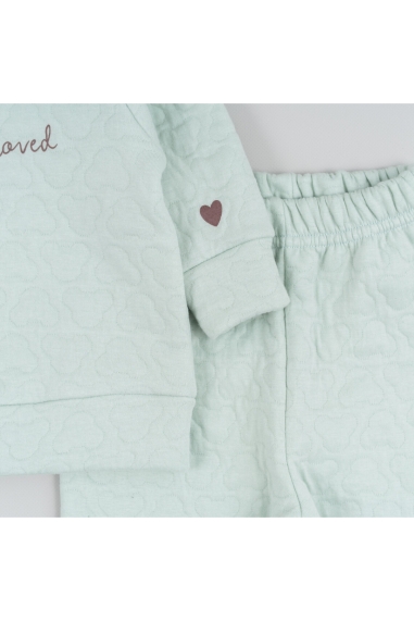 Костюм для малят ментоловий капітон - 1