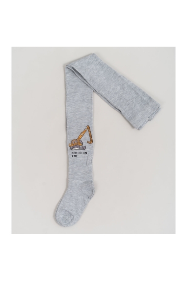 Колготки для хлопчика світло-сірий бавовна