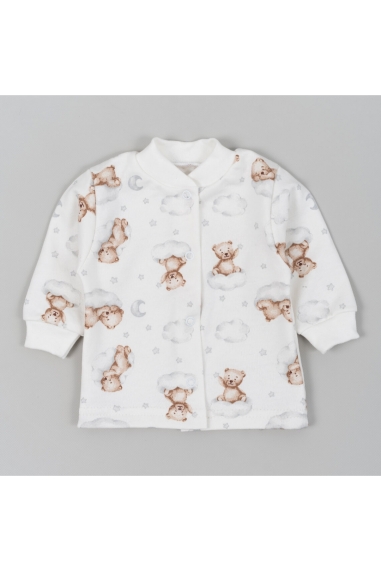 Кофтинка для малят молочний Хмарка начіс (футер)