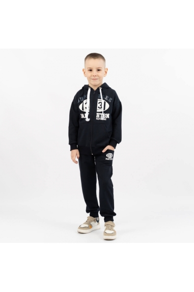 Костюм  для хлопчика темно-синій двонитка