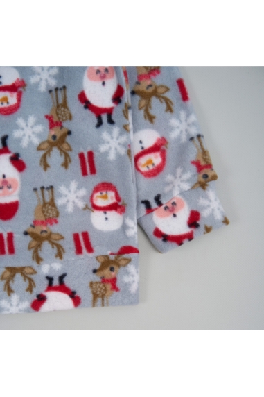 Джемпер для малят Санти сірий фліс - 2