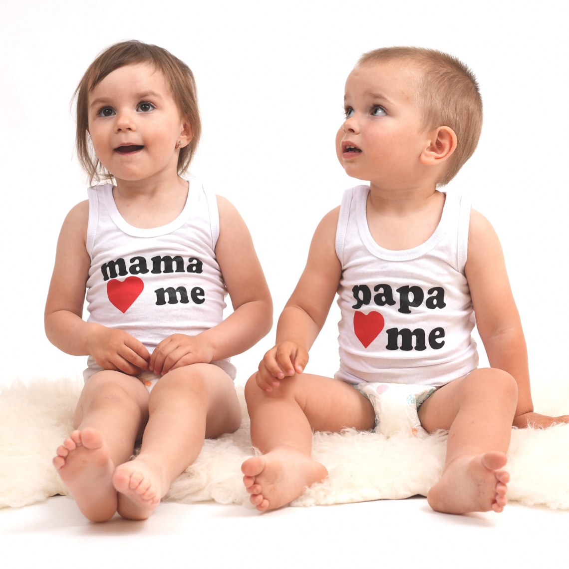 Майка для малят білий бавовна