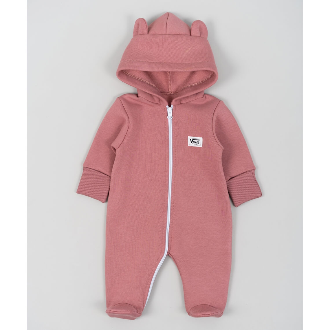 Комбінезон для малят рожевий тринитка на флісі