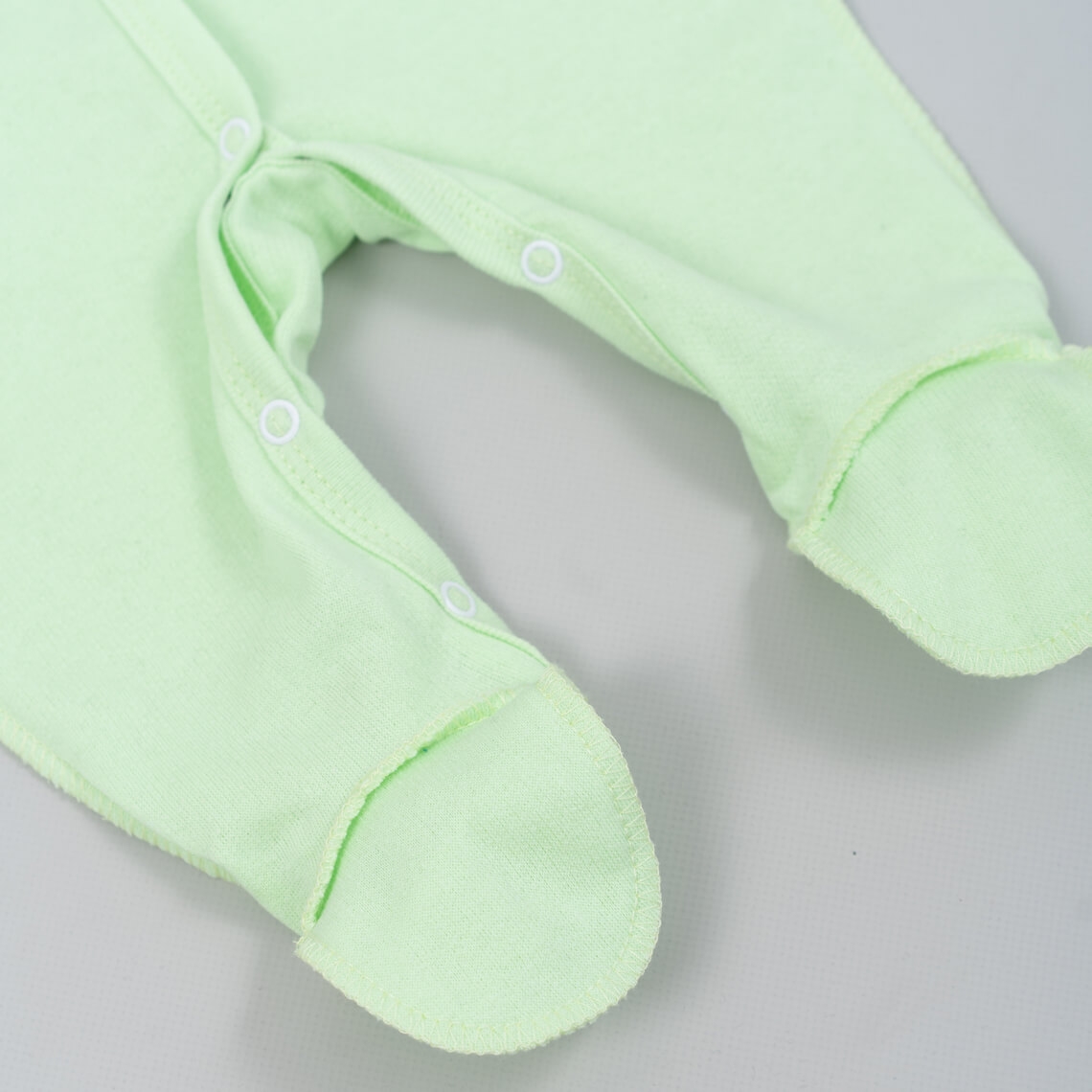 Сліп для новонарождених салатовий начіс(футер)