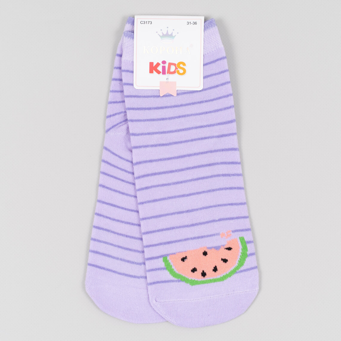 Шкарпетки для дівчинки бузковий бавовна