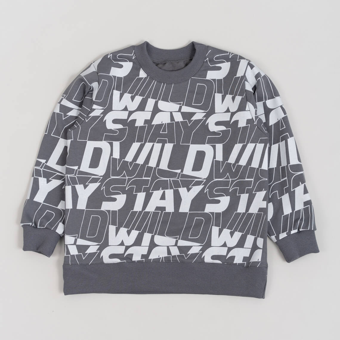 Світшот для хлопчика графіт двонитка