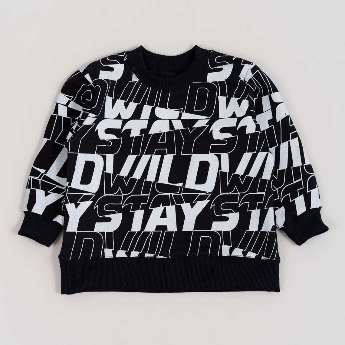 Світшот для хлопчика чорний двонитка