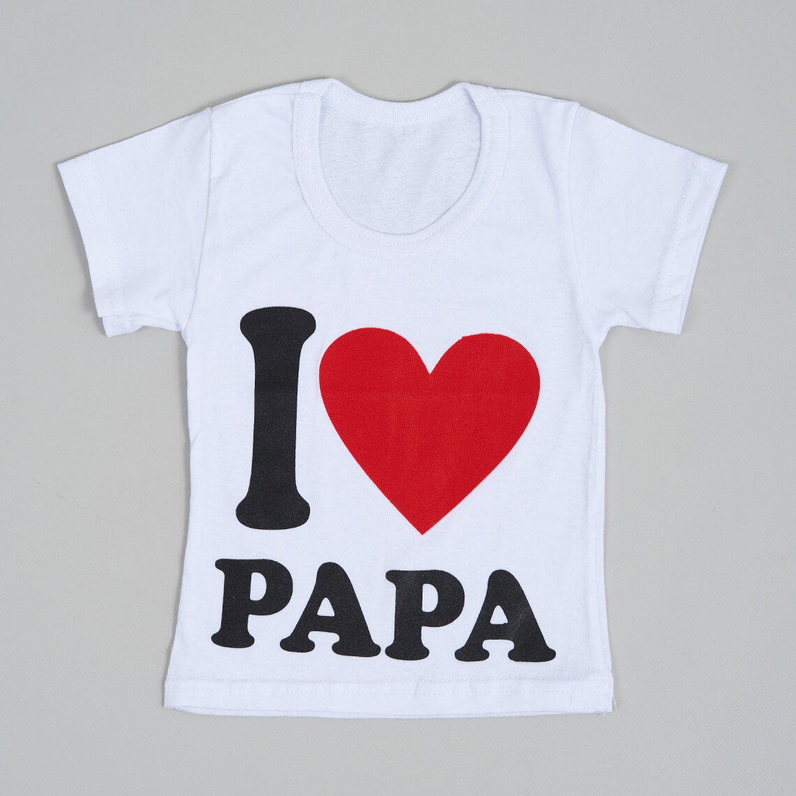 Футболка для малюків "Я люблю тата" білий кулір
