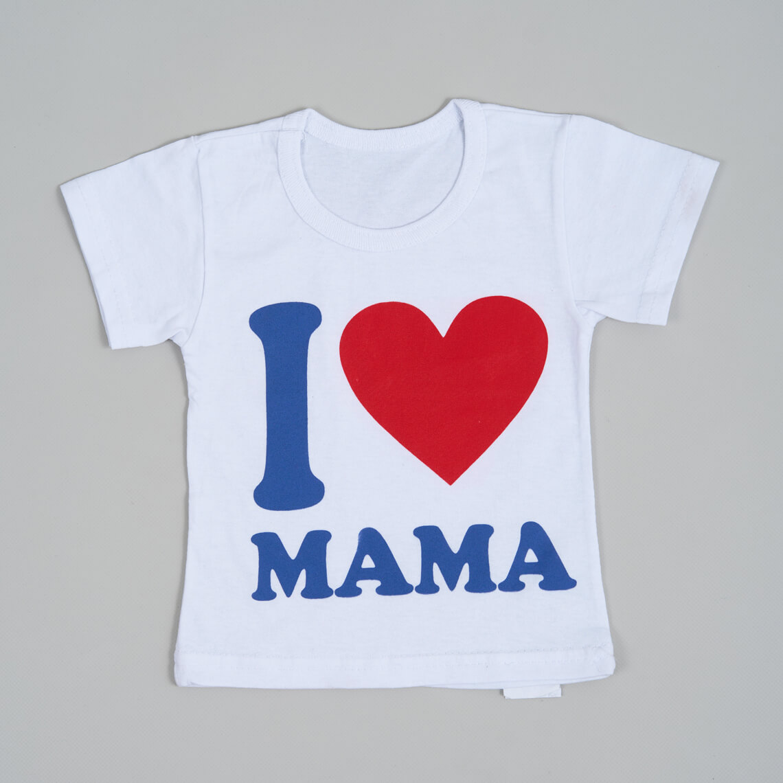 Футболка для малюків "Я люблю маму" білий кулір