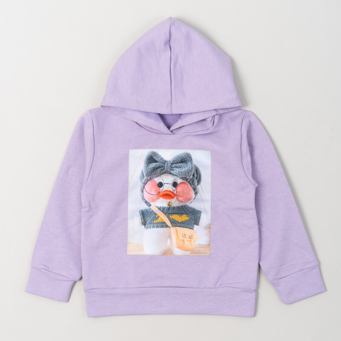 Худі для дівчинки Лалафанфан бузковий двонитка