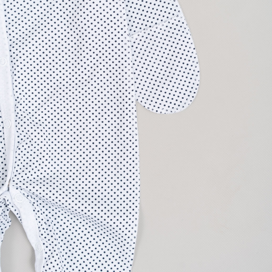 Сліп для новонароджених білий кулір