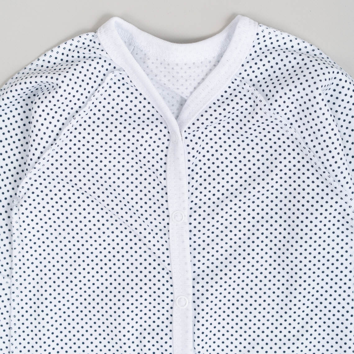 Сліп для новонароджених білий кулір