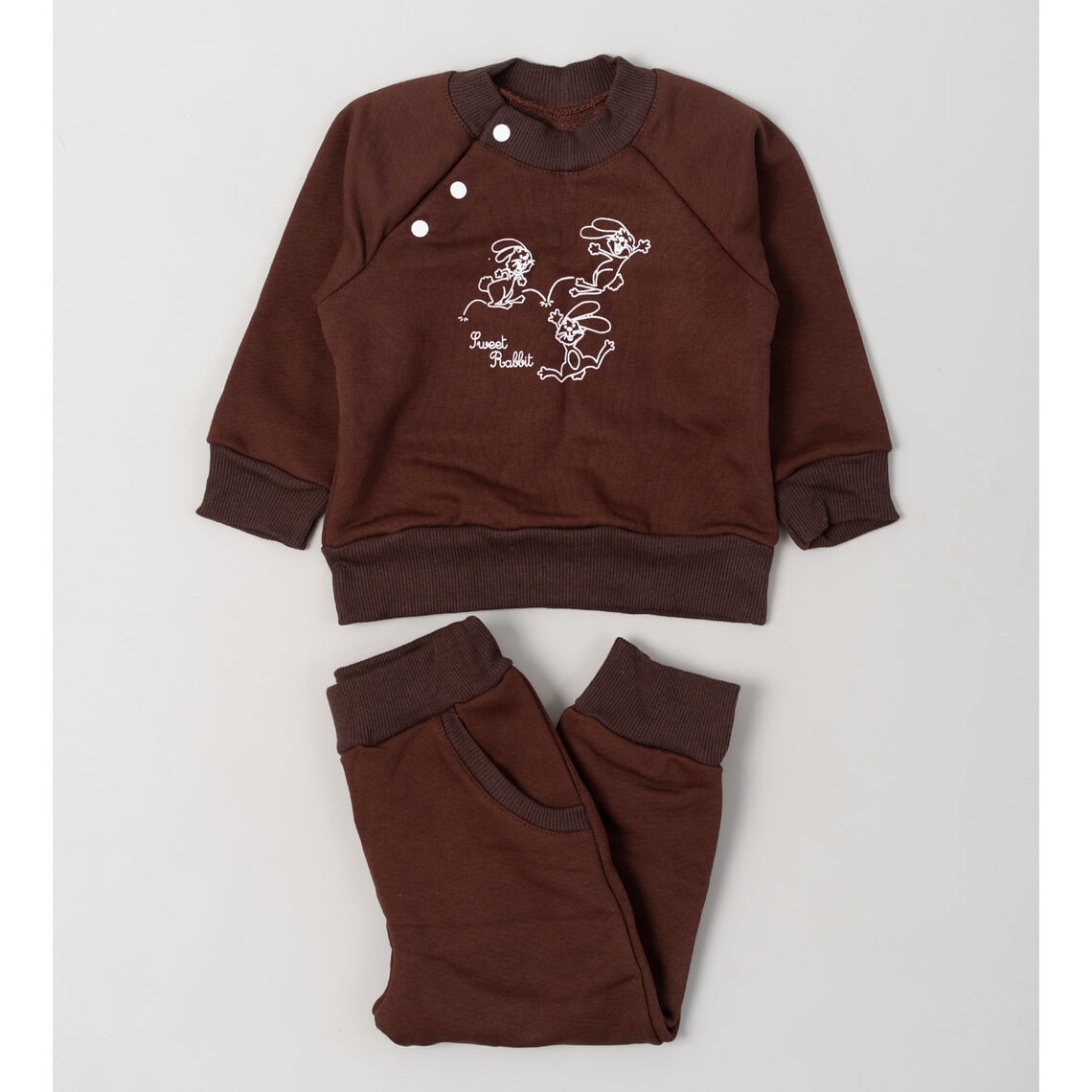 Костюм для малят шоколад тринитка петля