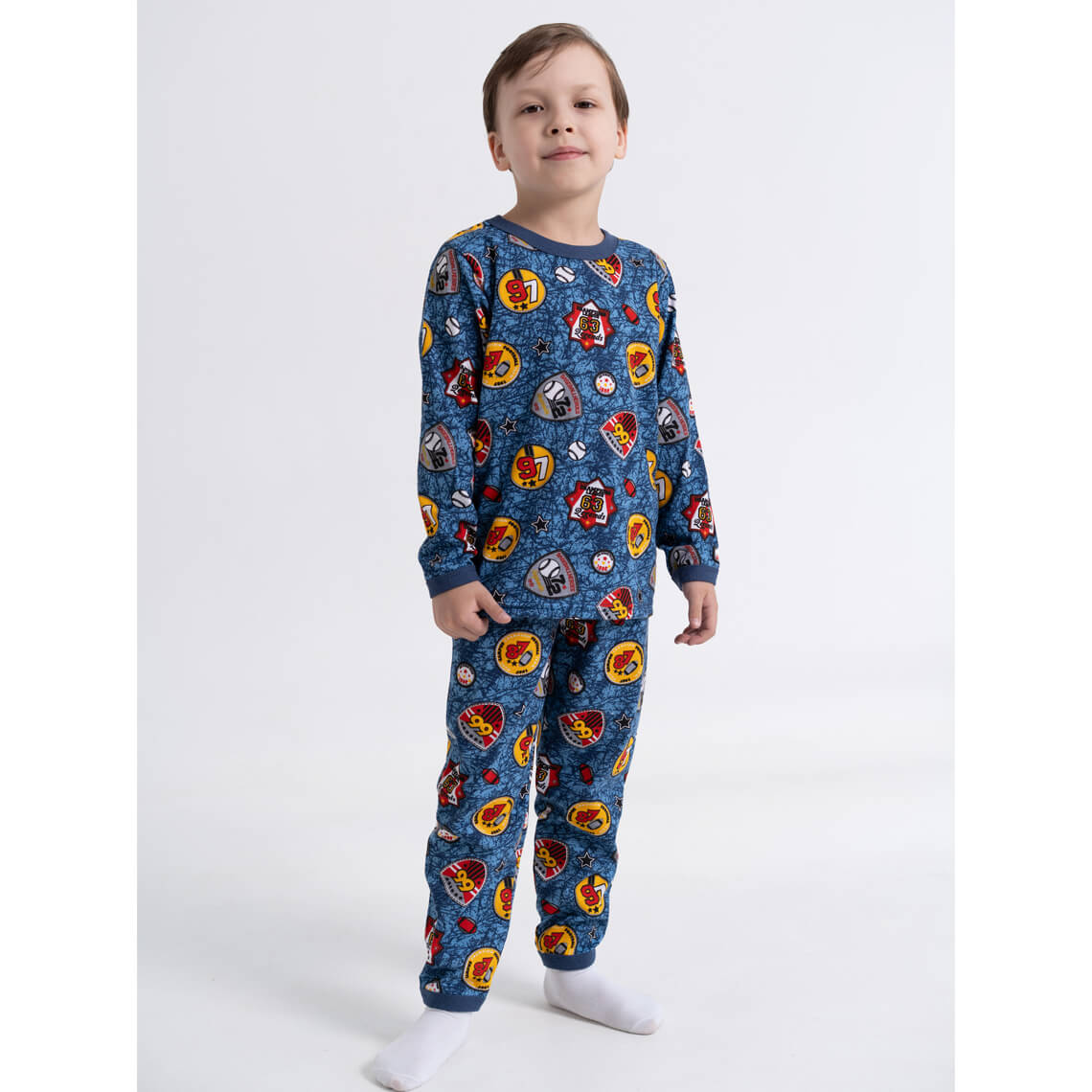 Піжама для хлопчика синій кулір
