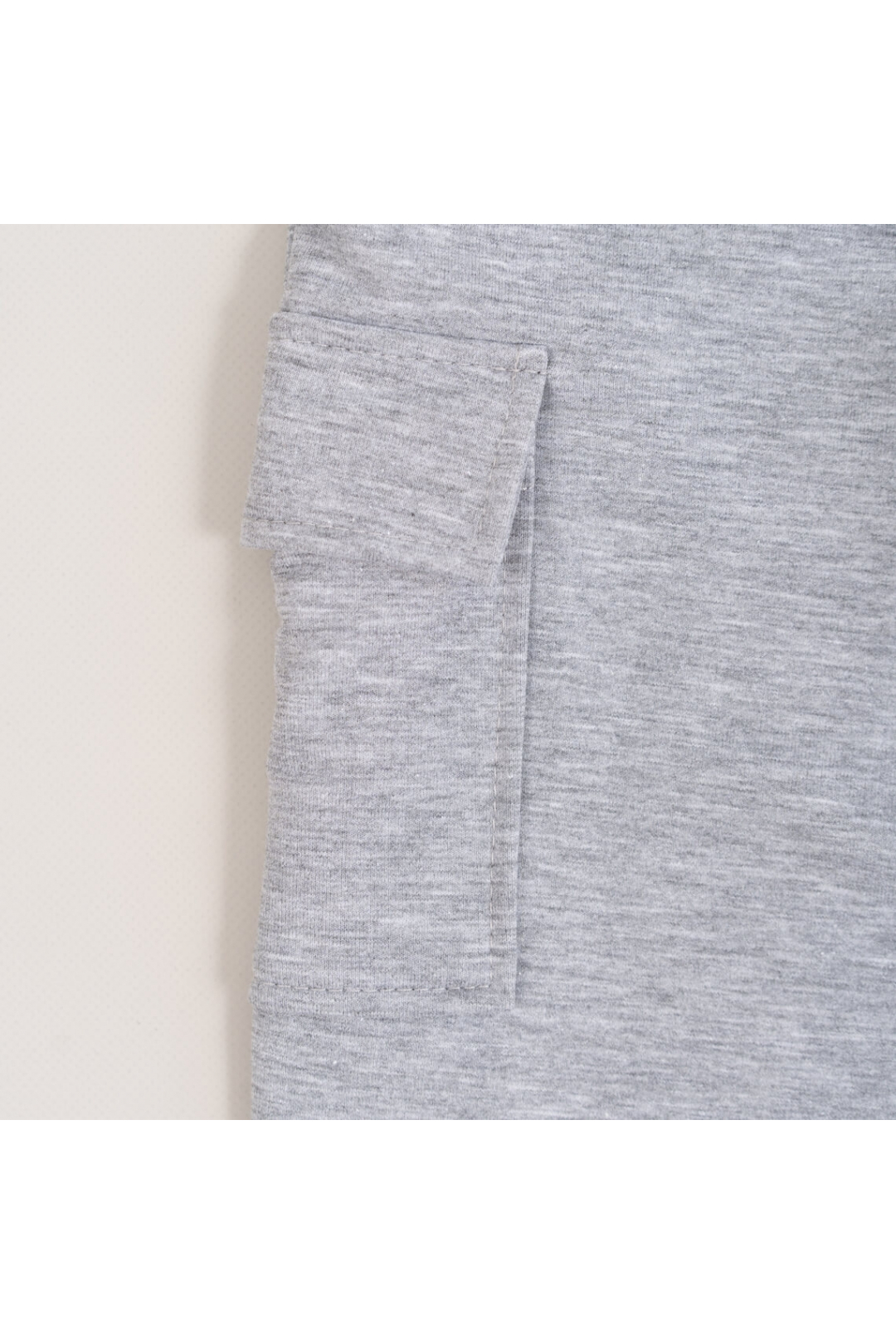 Спортивні джогери карго для хлопчика сірий двонитка