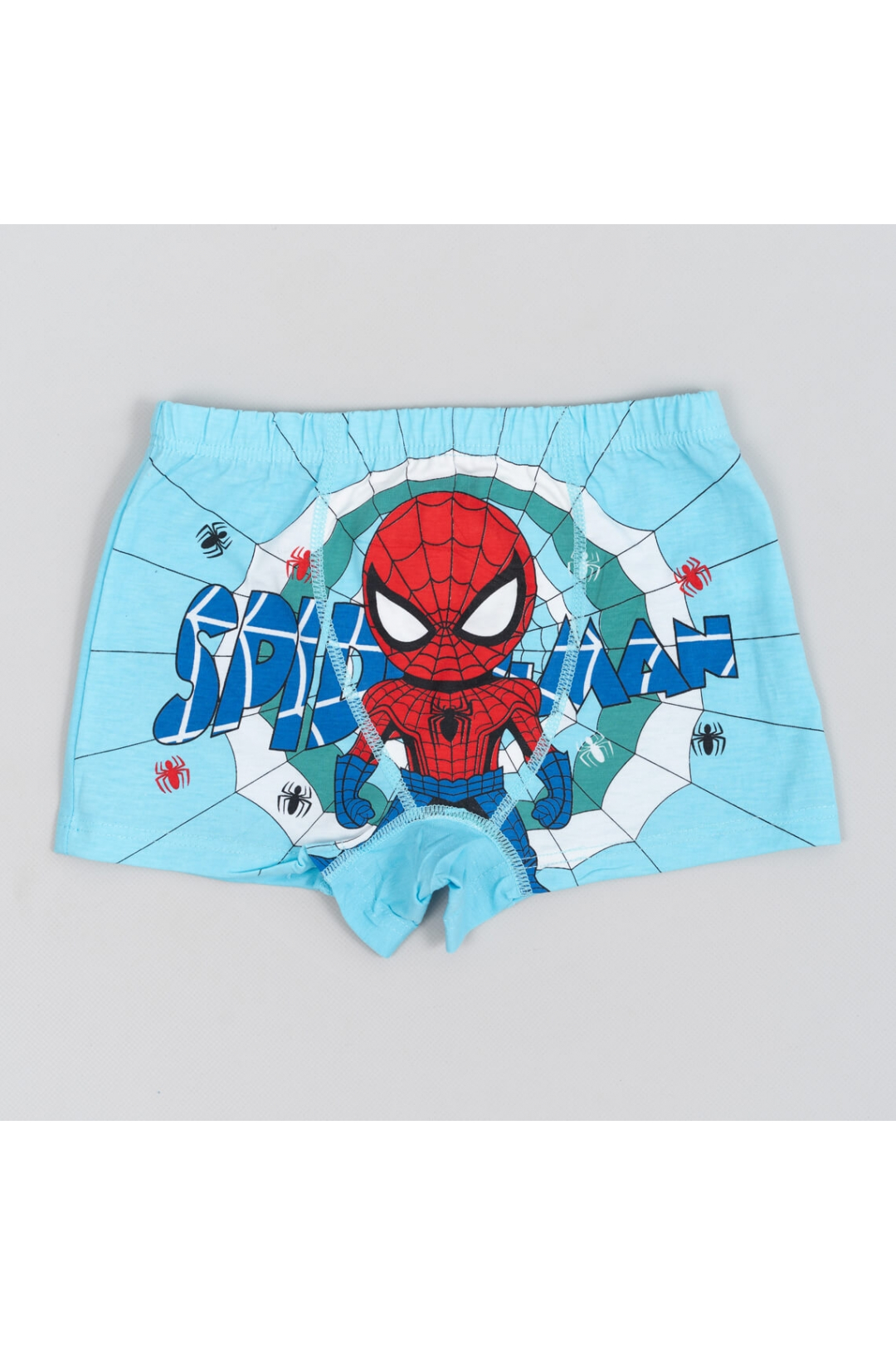 Труси боксери для мальчика світло-блакитний стретч-кулір