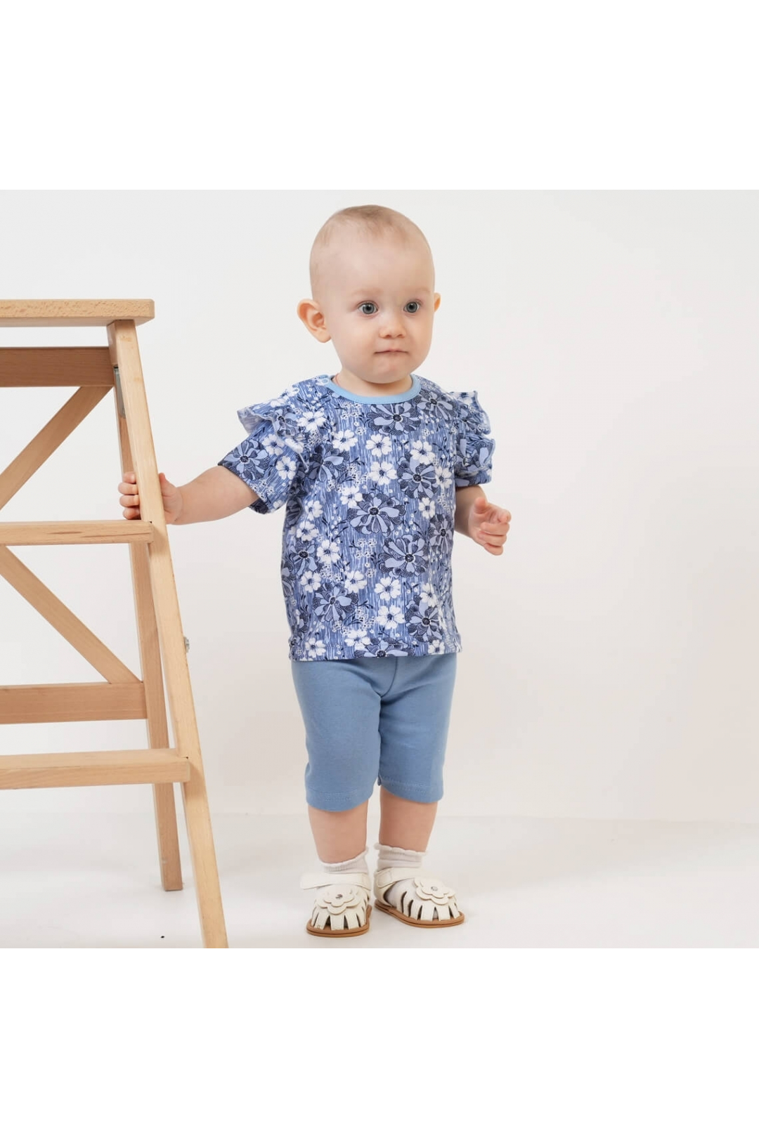 Костюм для дівчинки блакитний кулір