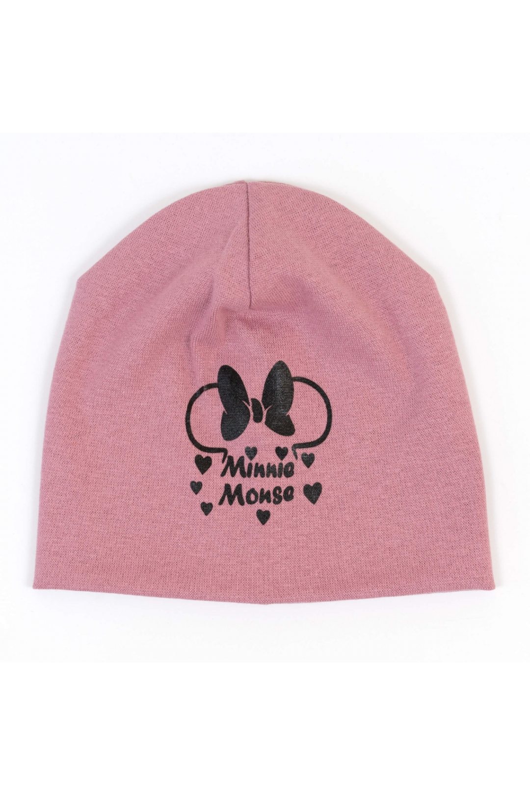 Шапка подвійна  для дівчинки Міні запорошена троянда стретч