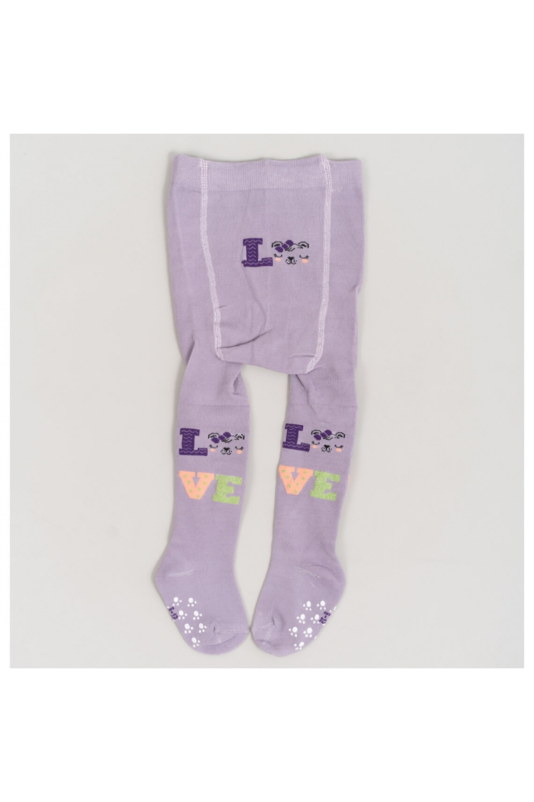 Колготки під памперс для дівчинки бузковий бавовна