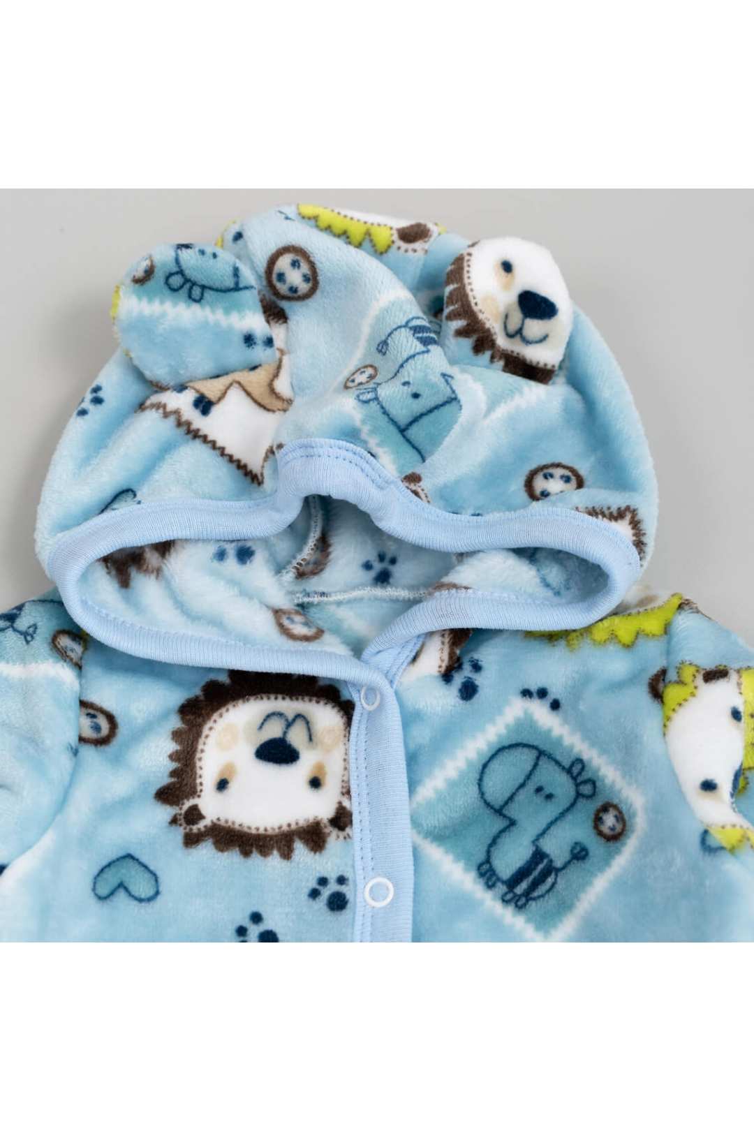 Комбінезон для малят Леви блакитний велсофт