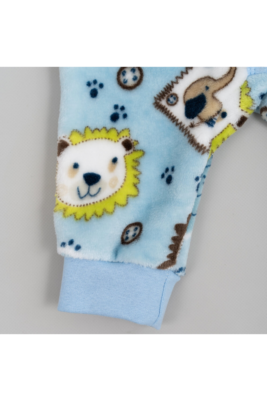 Комбінезон для малят Леви блакитний велсофт