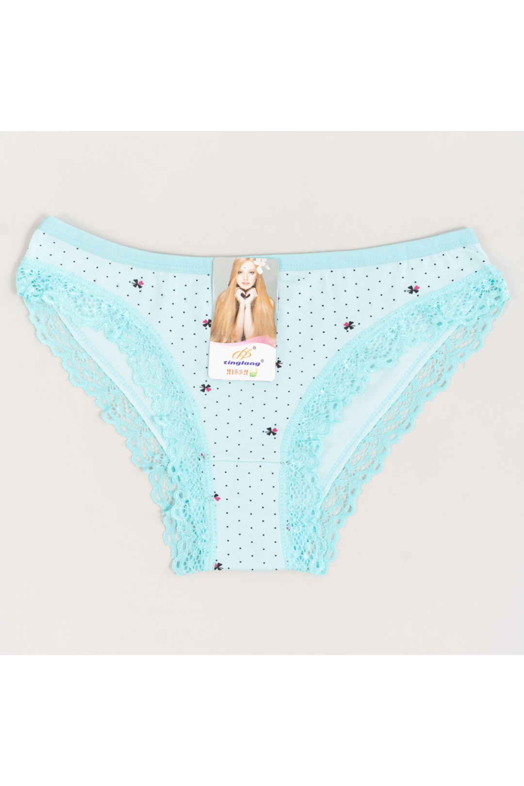 Трусики для дівчинки ментол бавовна