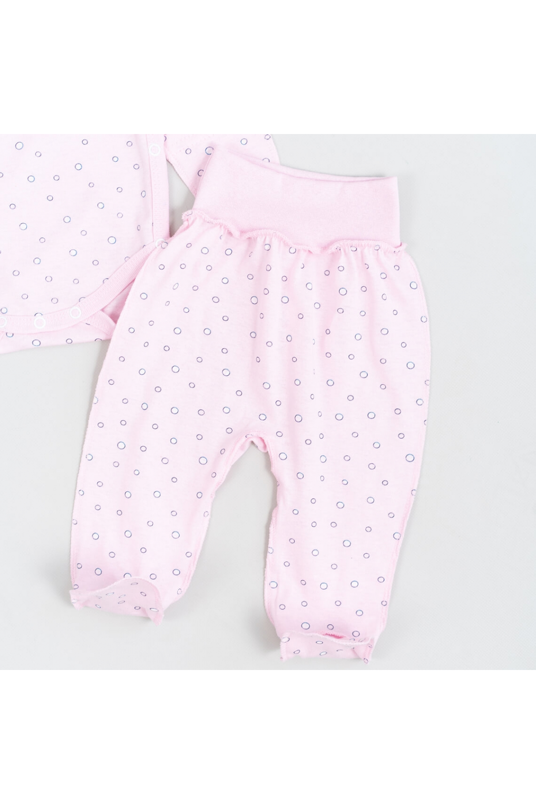 Комплект для новонароджених рожевий кулір