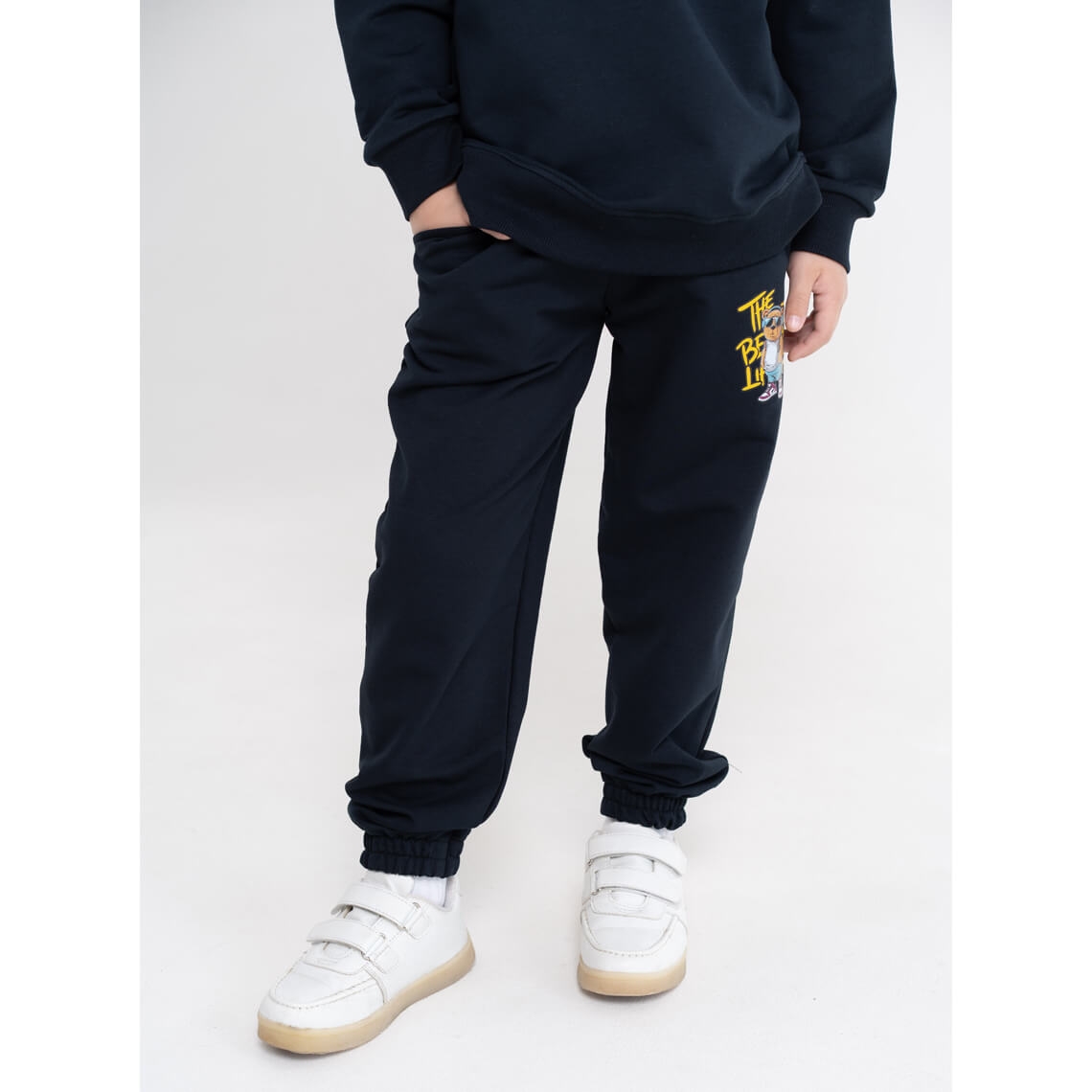 Костюм для хлопчика темно-синій двонитка