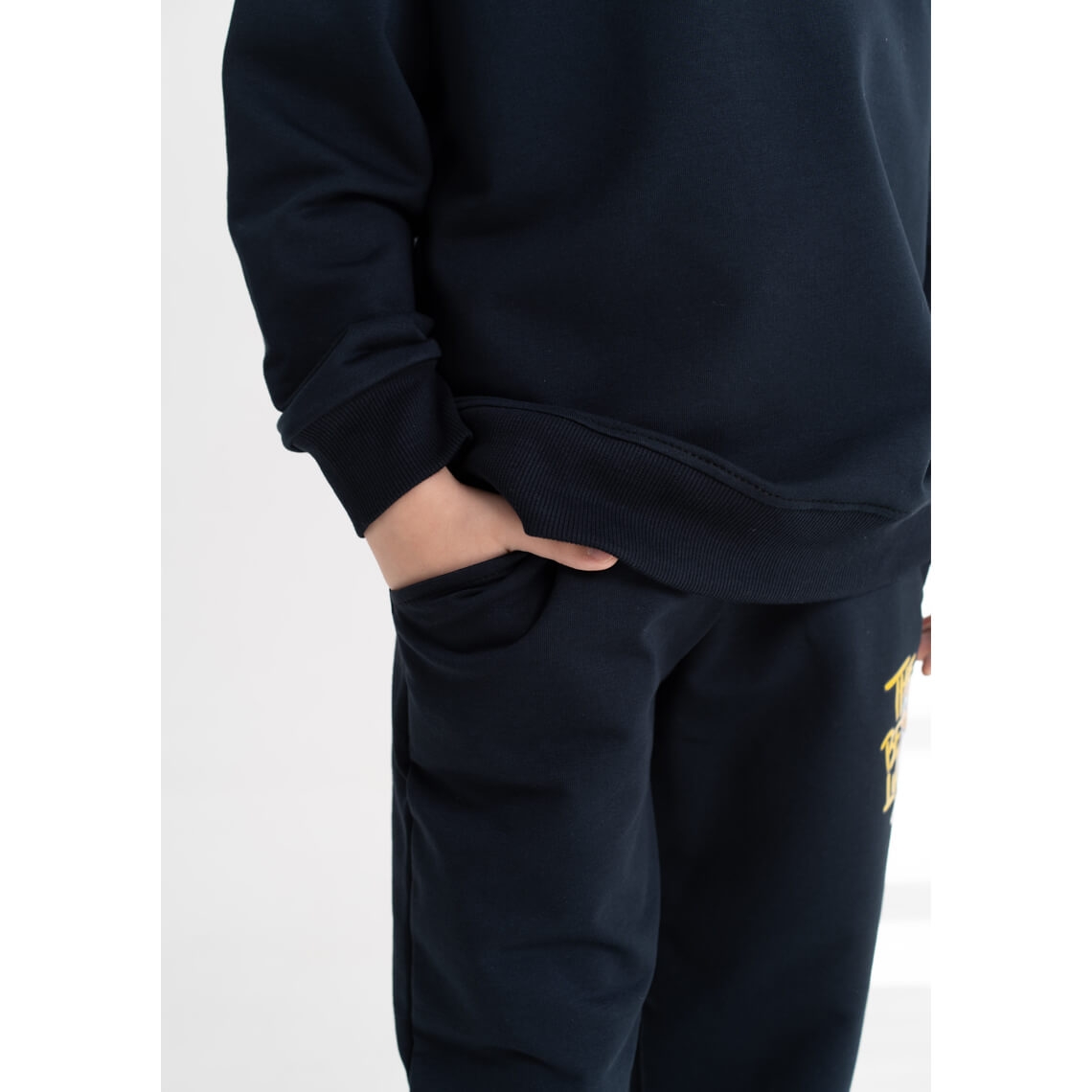 Костюм для хлопчика темно-синій двонитка