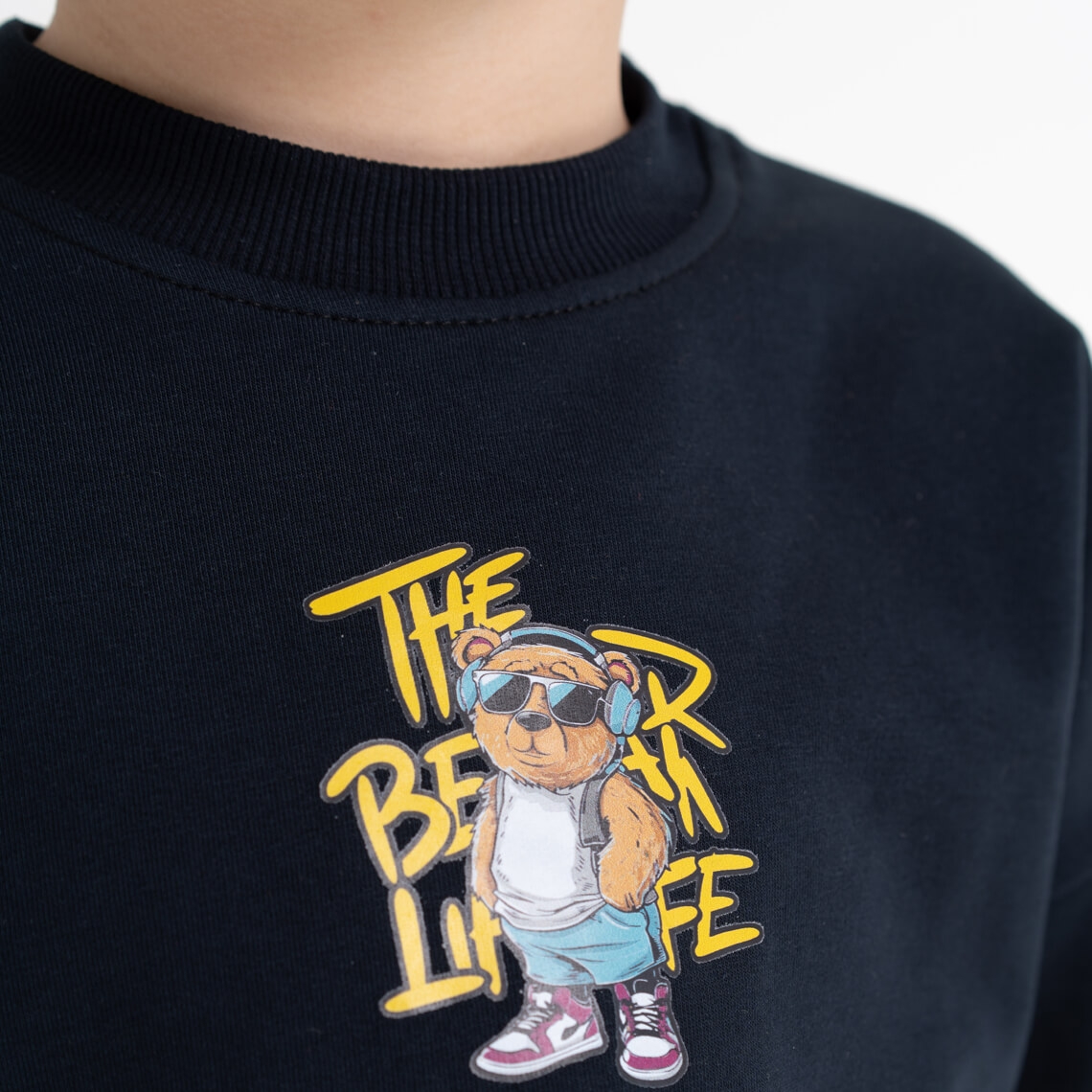 Костюм для хлопчика темно-синій двонитка