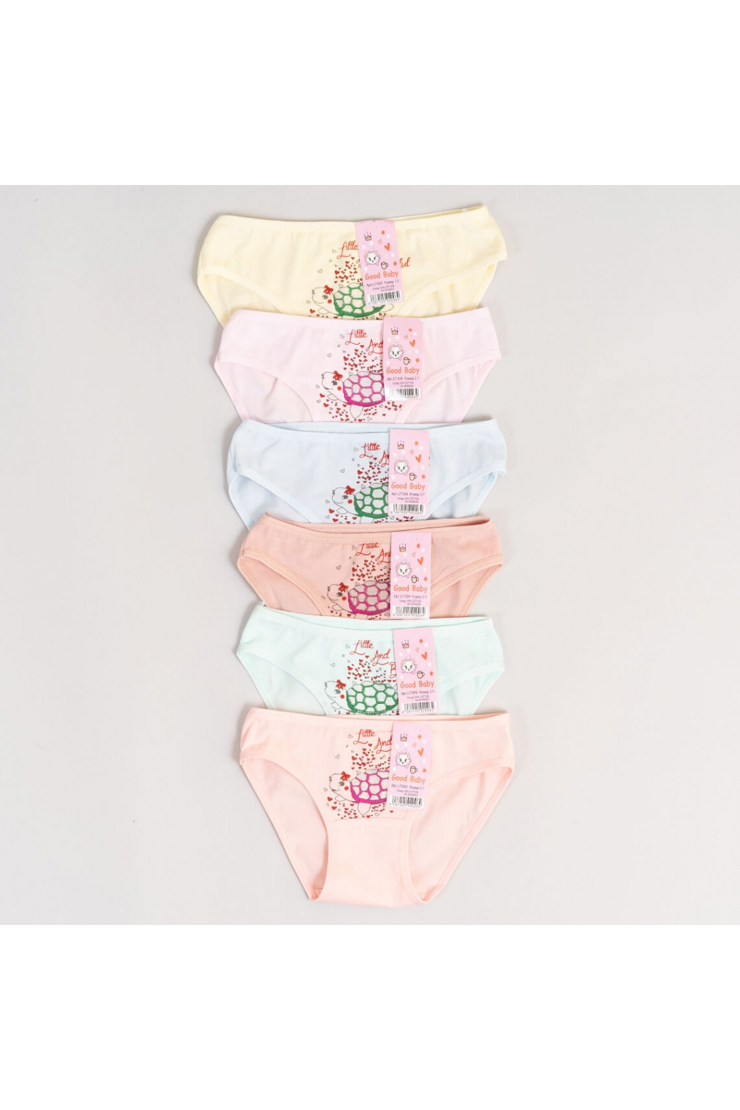 Трусики для дівчинки теракотовий стретч-кулір