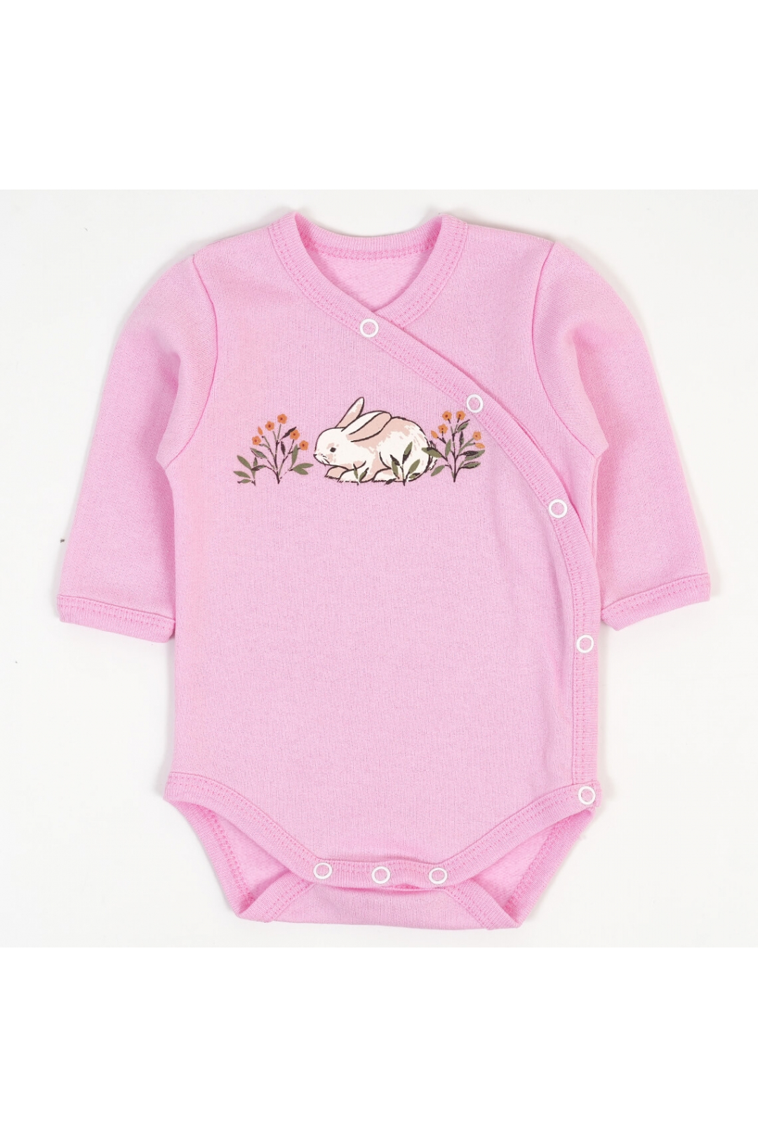 Боді для малят рожевий начіс(футер)
