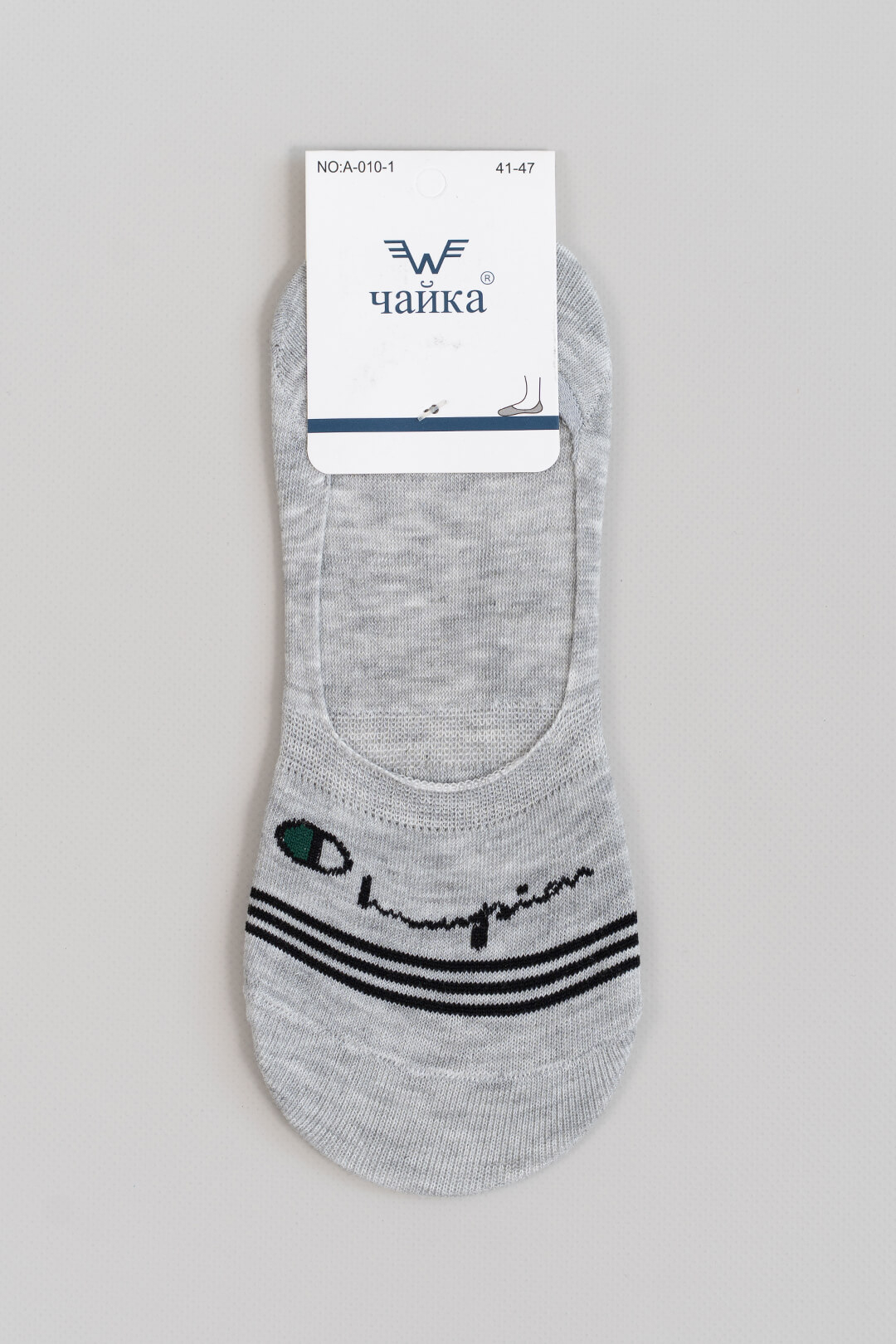 Сліди для чоловіків сірий бавовна