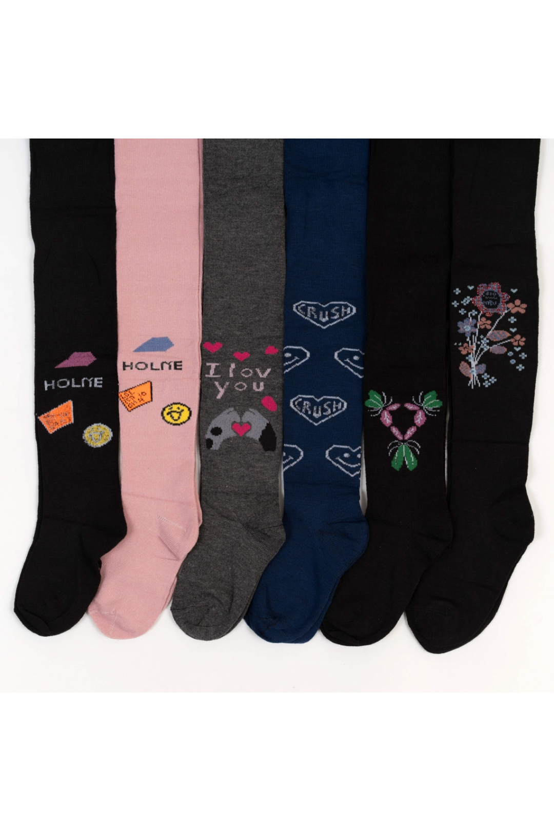 Колготки для дівчинки темно-синій бавовна