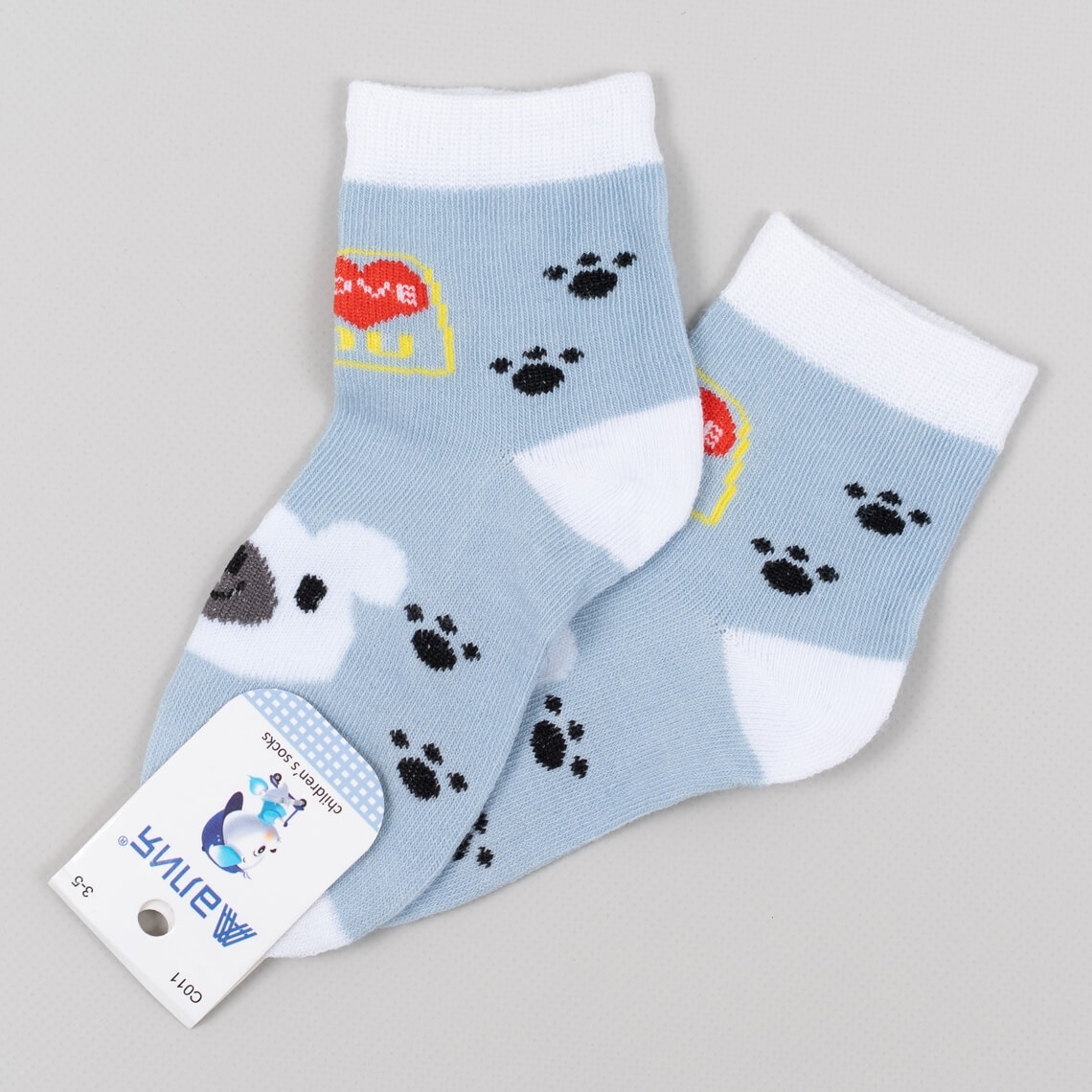 Шкарпетки для хлопчика блакитний бавовна