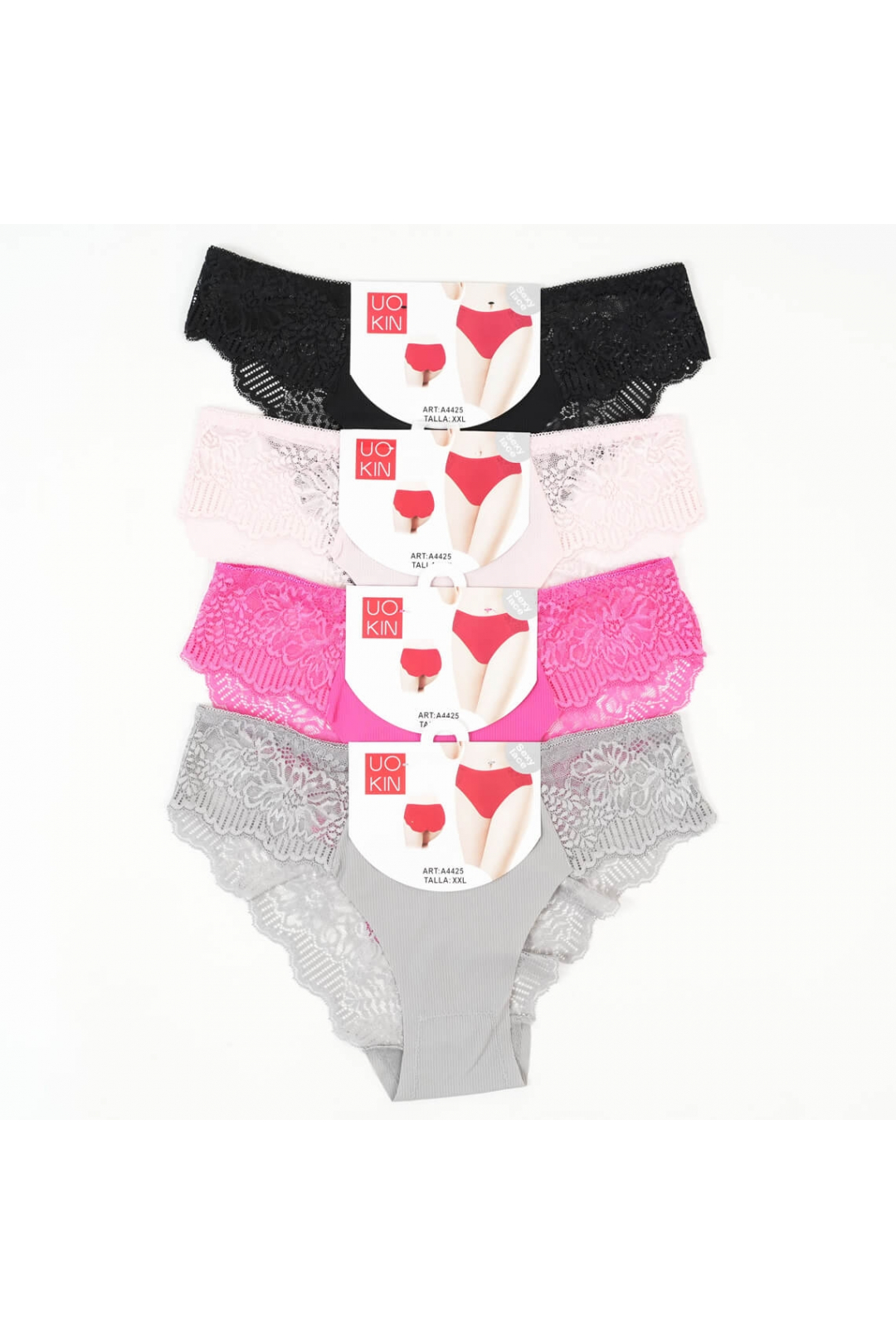 Труси жіночі білий еластан