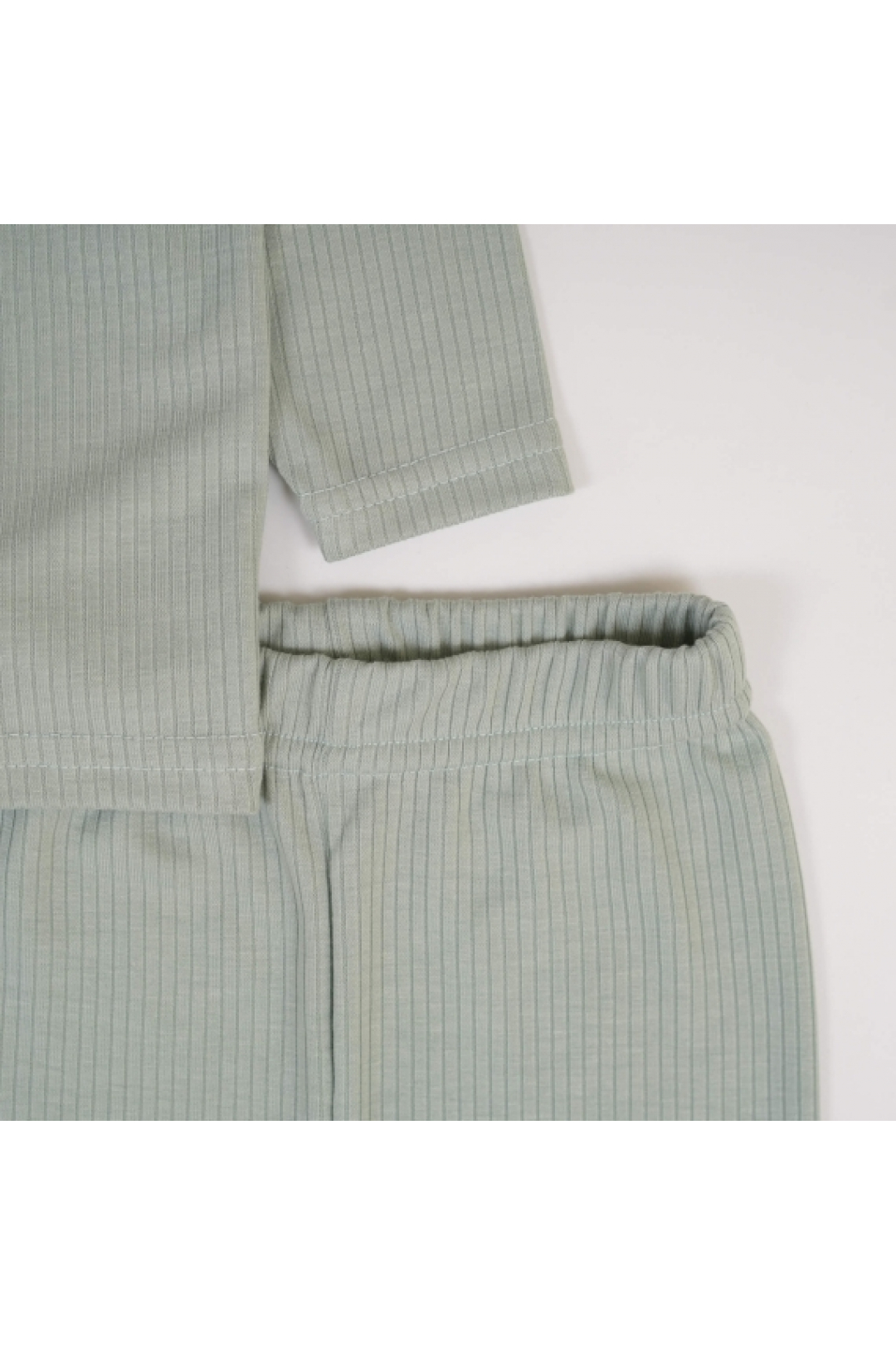 Костюм для дівчинки ментол Рубчик мустанг