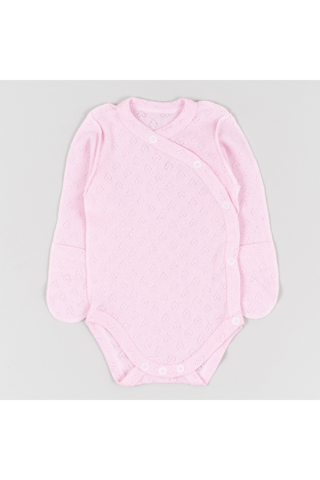 Боді для малят однотонний рожевий трансфер