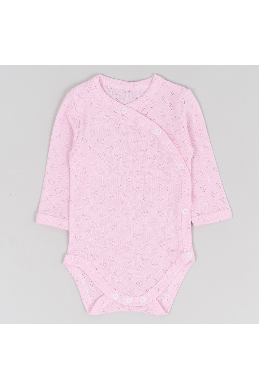 Боді для малят однотонний рожевий трансфер