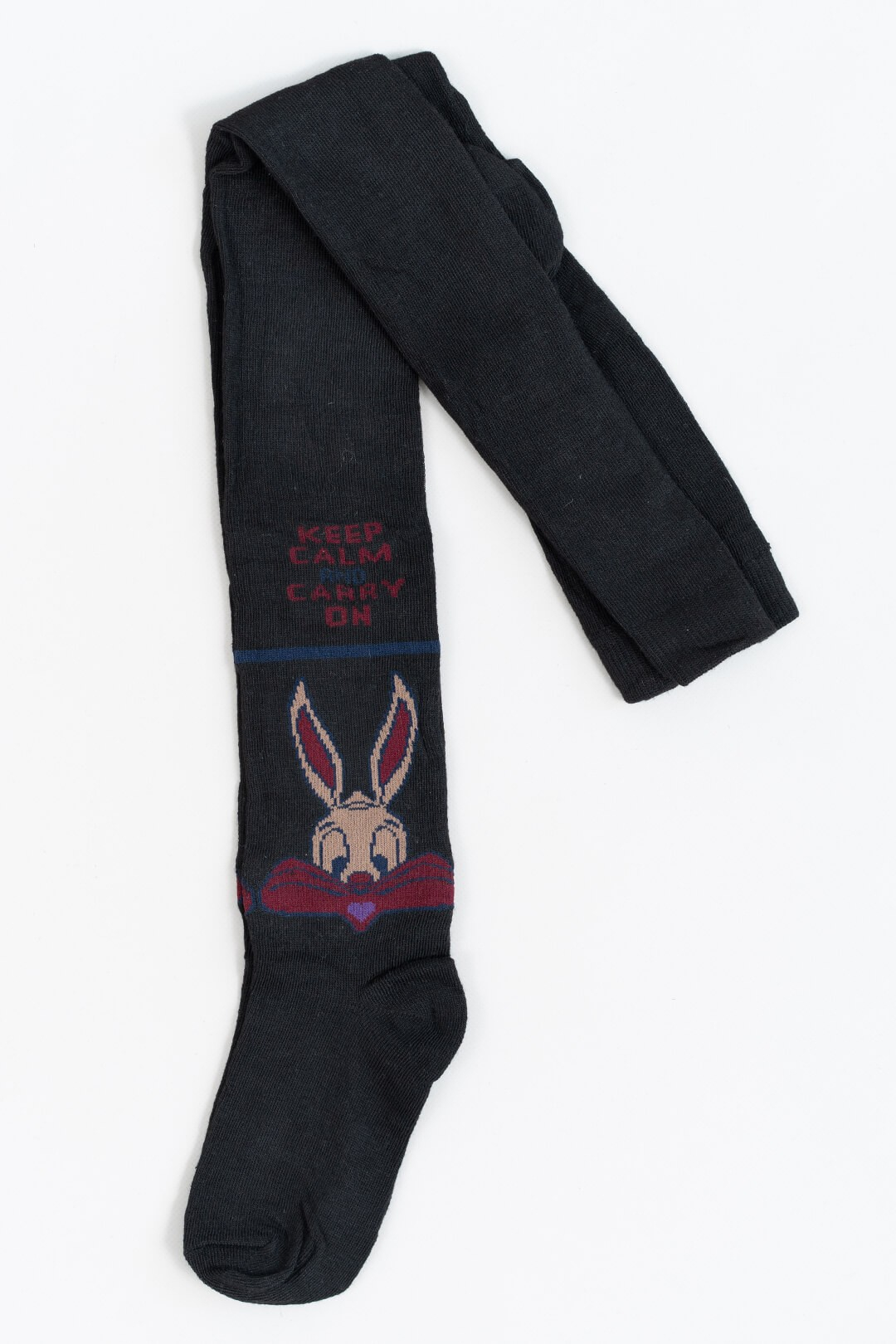 Колготки для дівчинки чорні бавовна