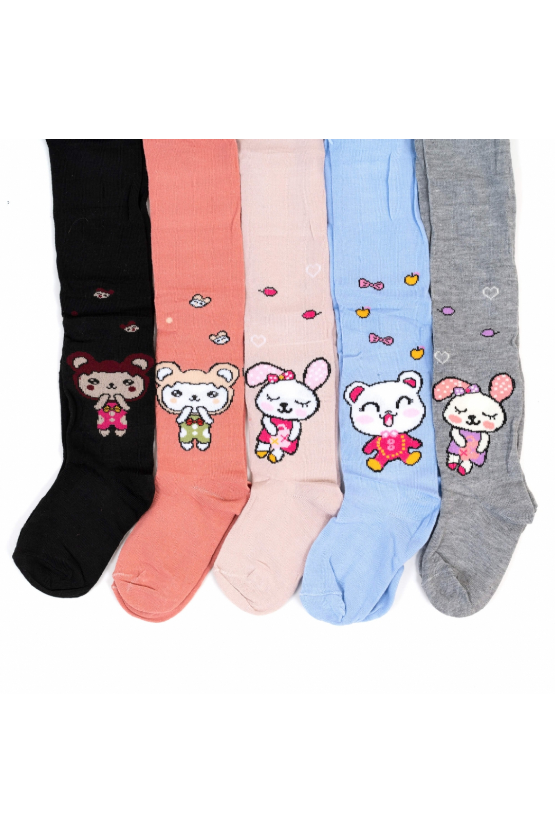 Колготки для дівчинки чорні бавовна