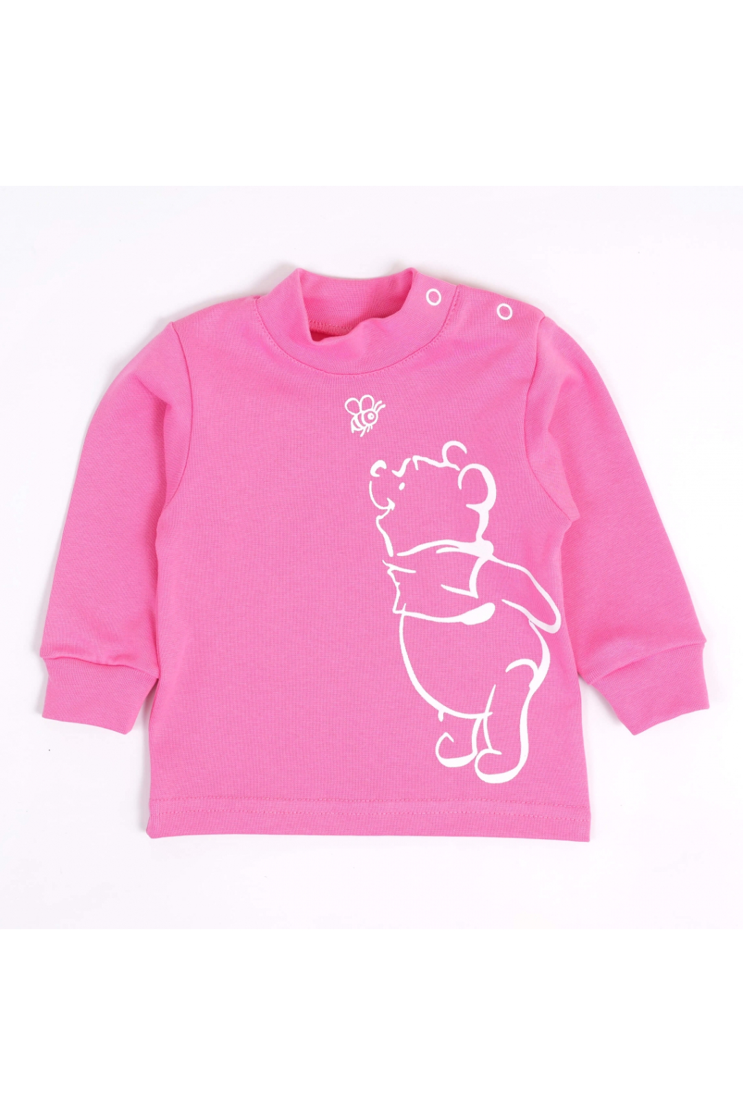 Джемпер для малят Віні фуксія стретч начісний