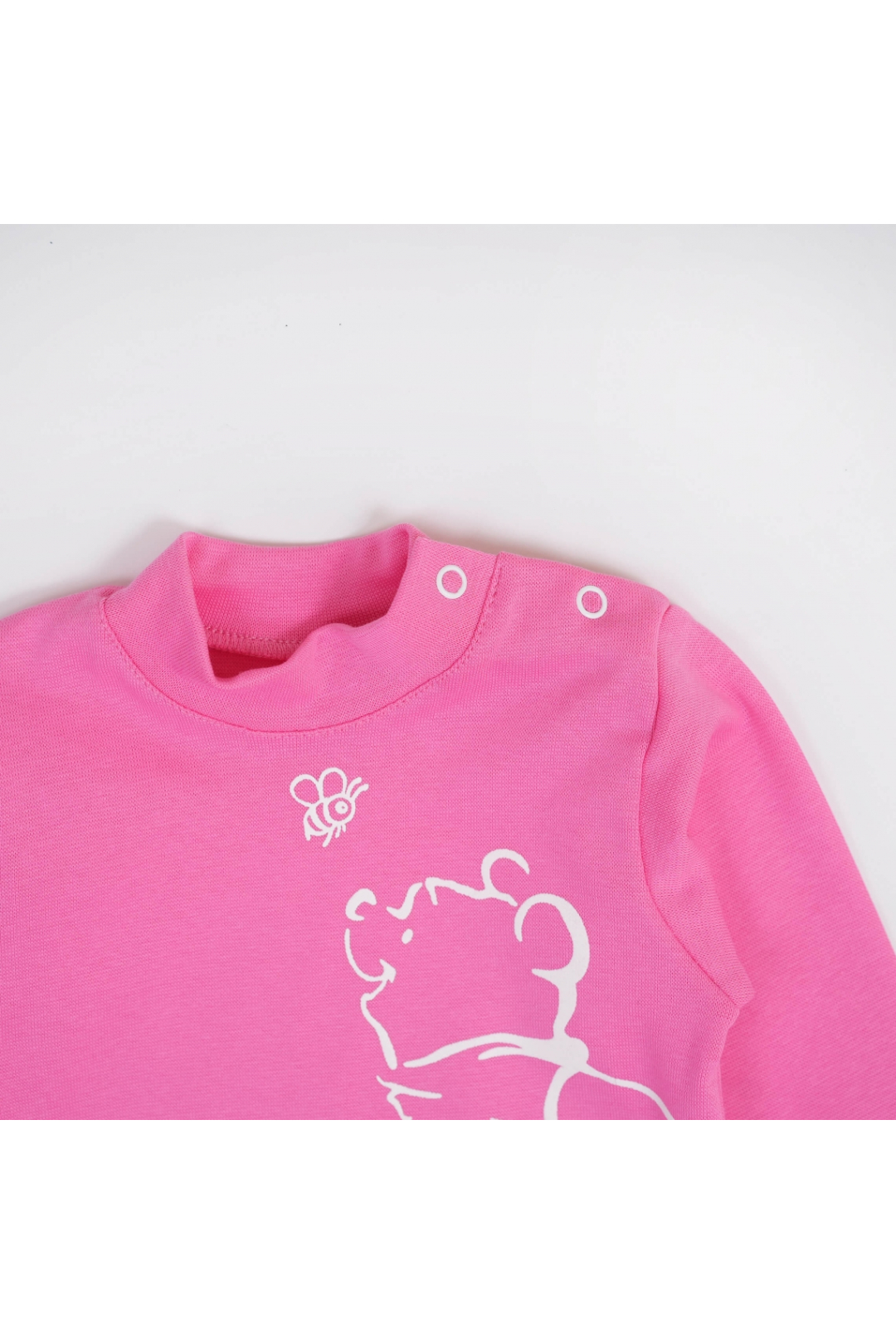 Джемпер для малят Віні фуксія стретч начісний