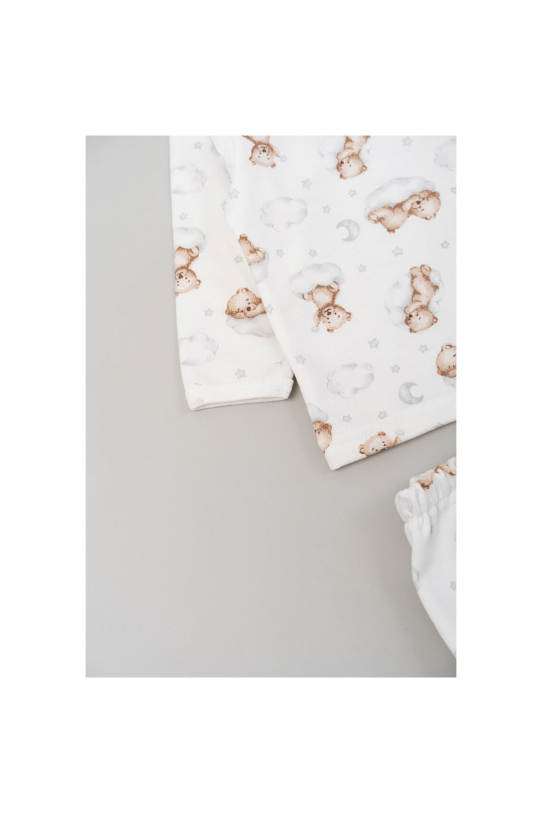 Піжама для малят Ведмедик молочний начіс(футер)