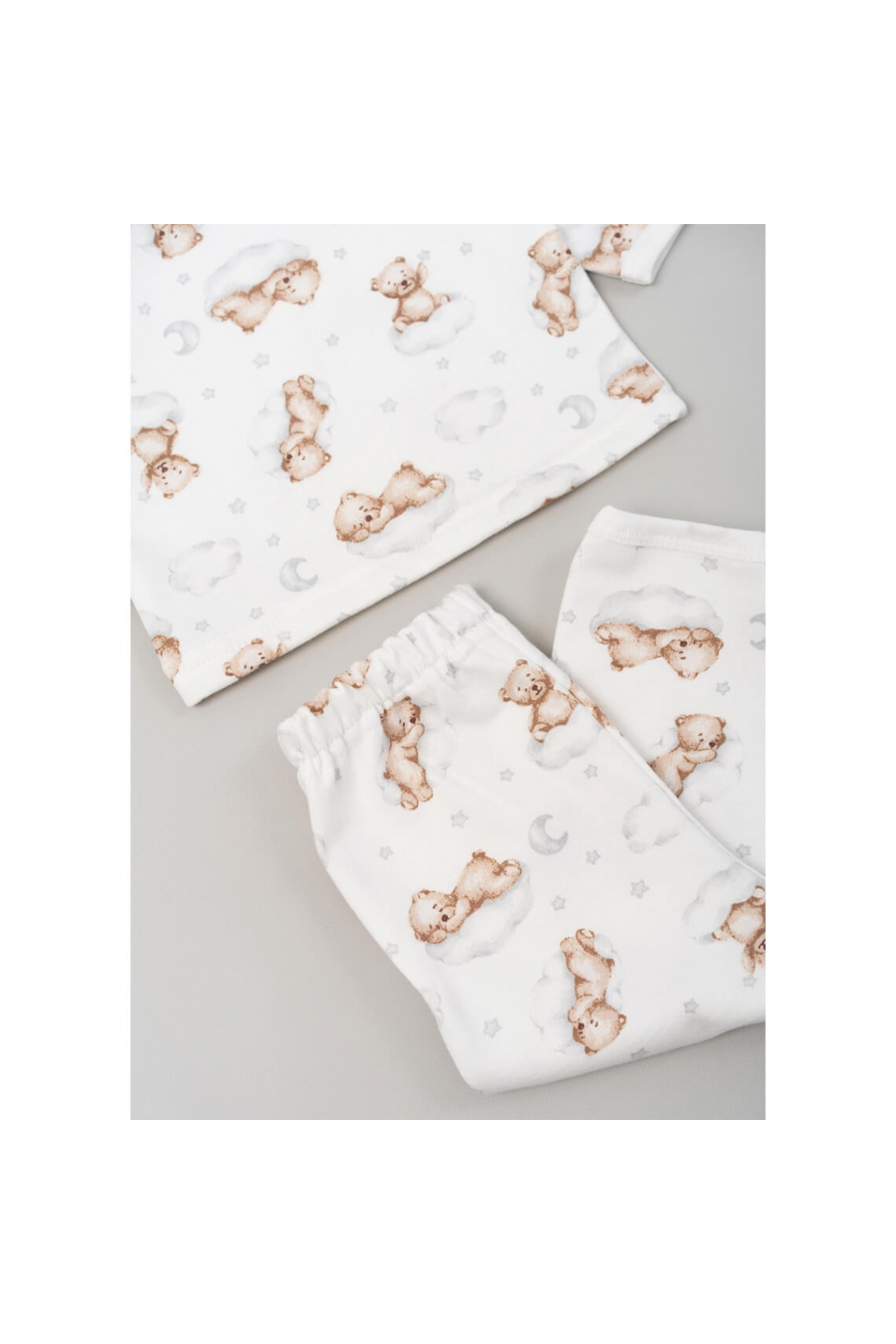 Піжама для малят Ведмедик молочний начіс(футер)
