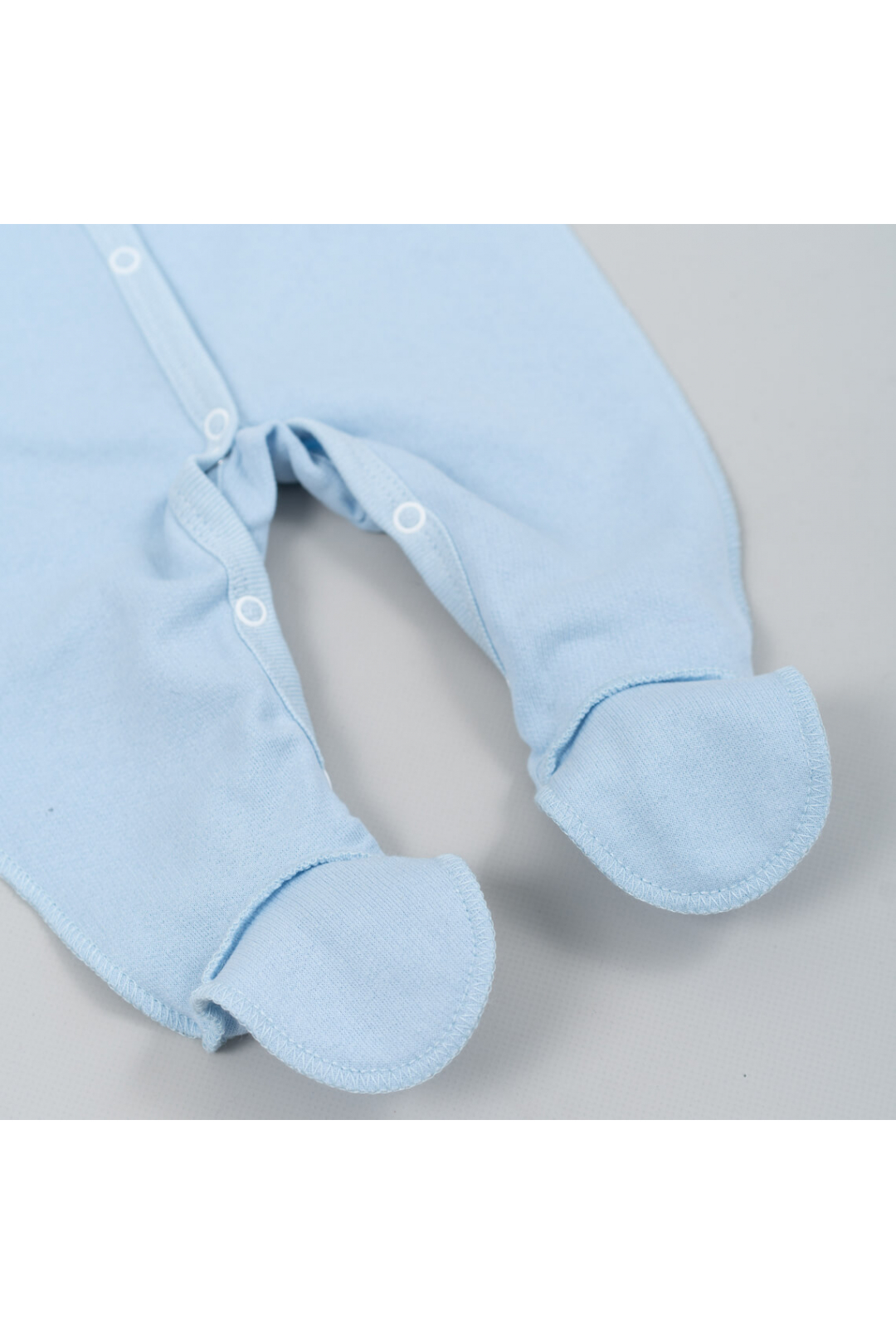 Сліп для новонарождених блакитний начіс(футер)