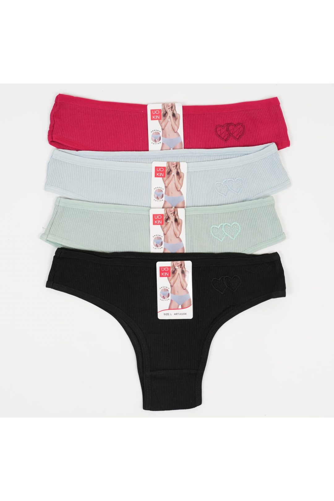 Труси жіночі рожевий бавовна